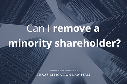can a majority shareholder remove a minority shareholder