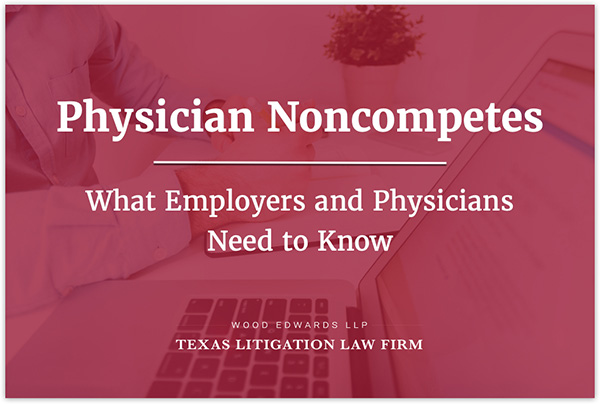 physician non compete clause